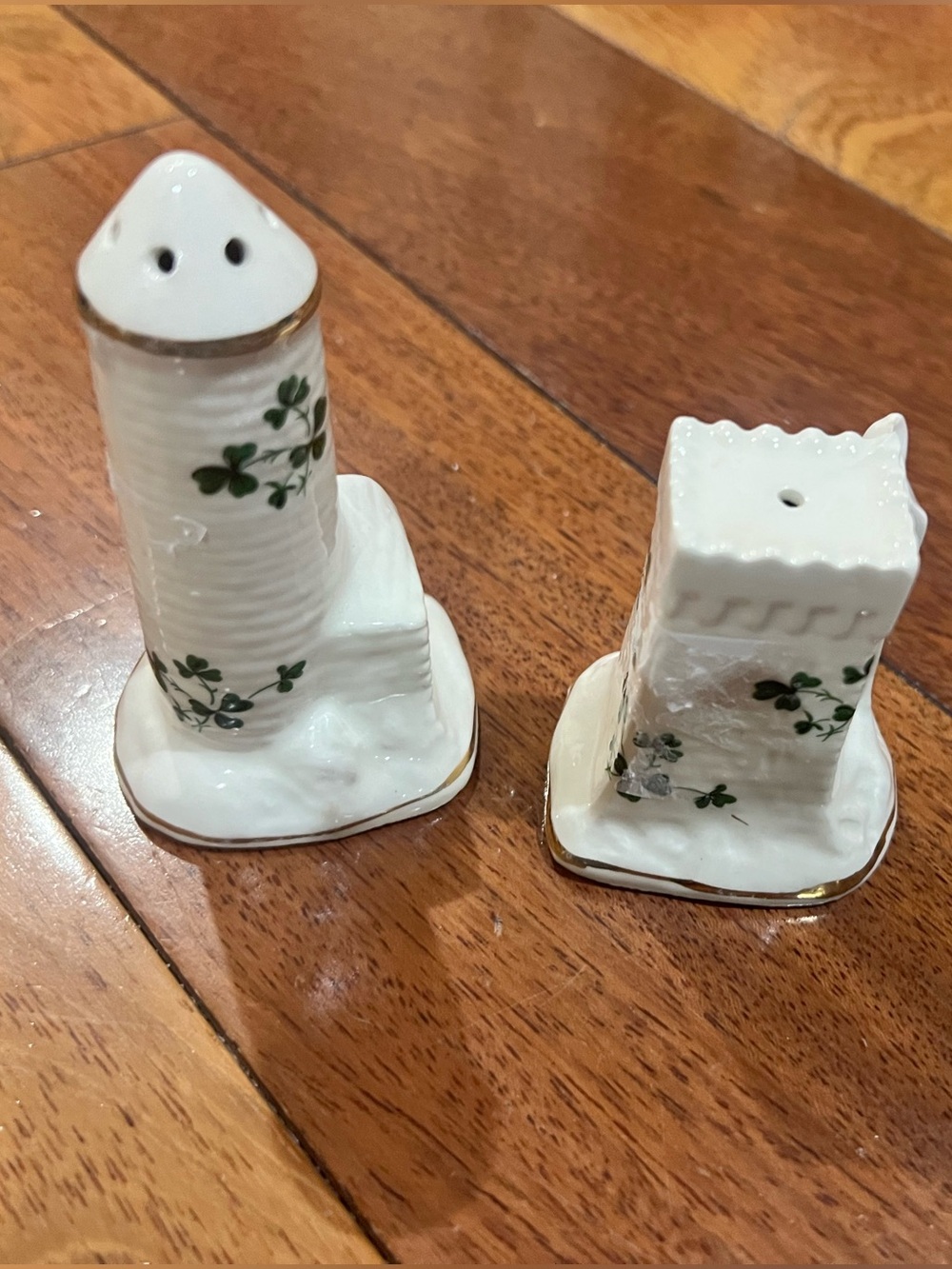 Vintage Irish Salt and Pepper Shakers